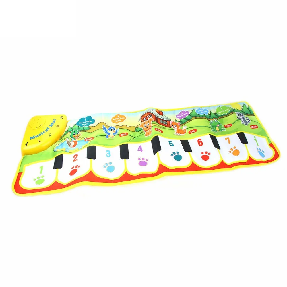 Interactive Animal Sound Piano Mat - Fun Educational Toy for Kids