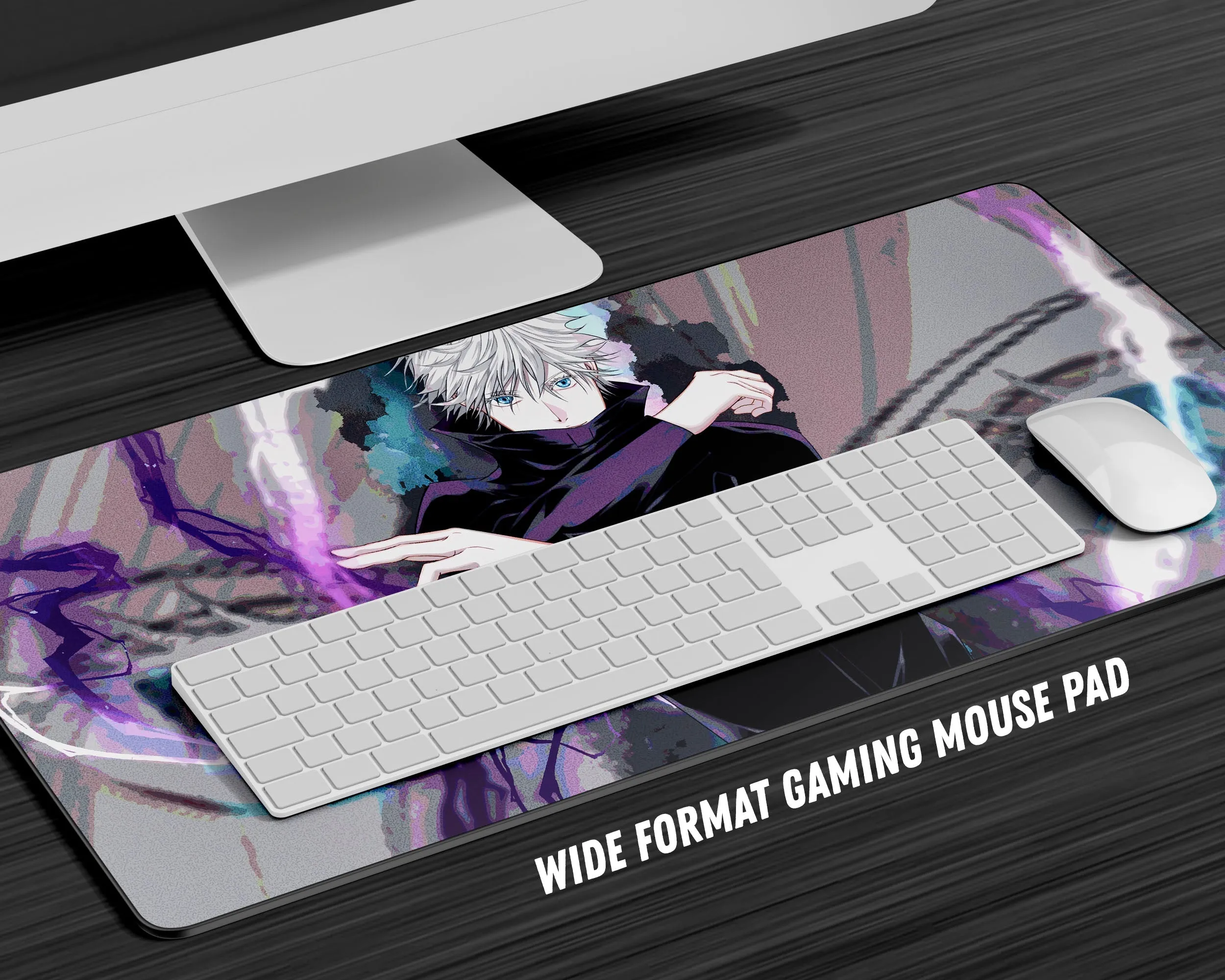 Jujutsu Kaisen Satoru Gojo Purple Gaming Mouse Pad