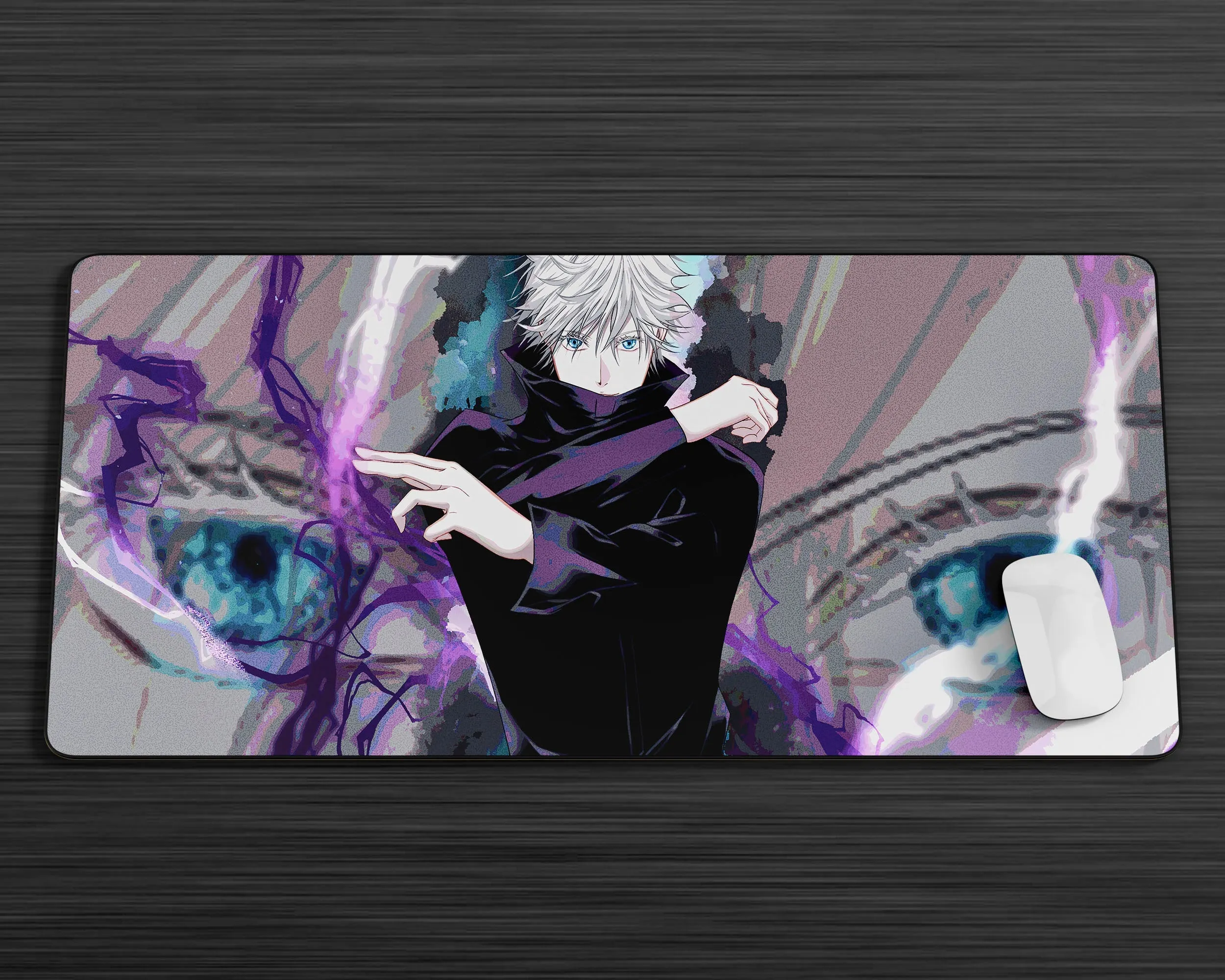 Jujutsu Kaisen Satoru Gojo Purple Gaming Mouse Pad