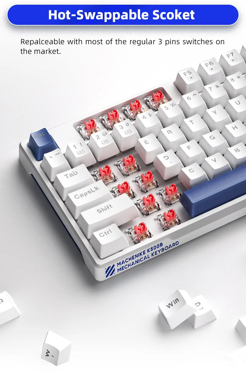 K500B-B87 Wired Mechanical Keyboard