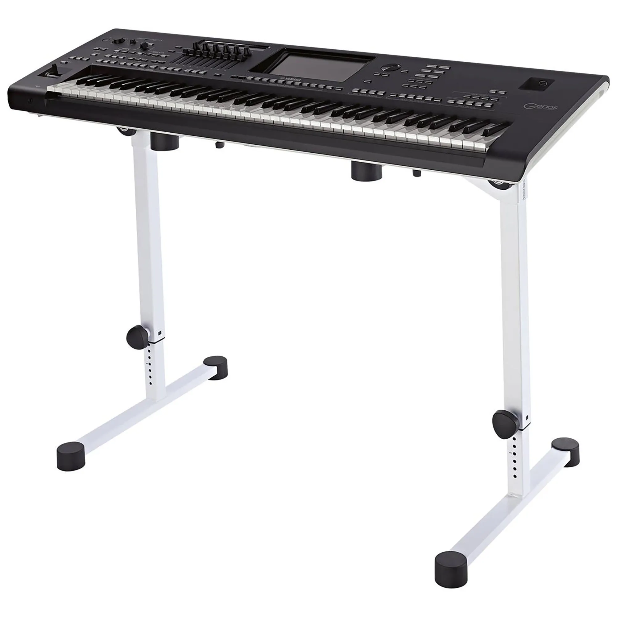 K&M Omega Pro Table Style Keyboard Stand - White