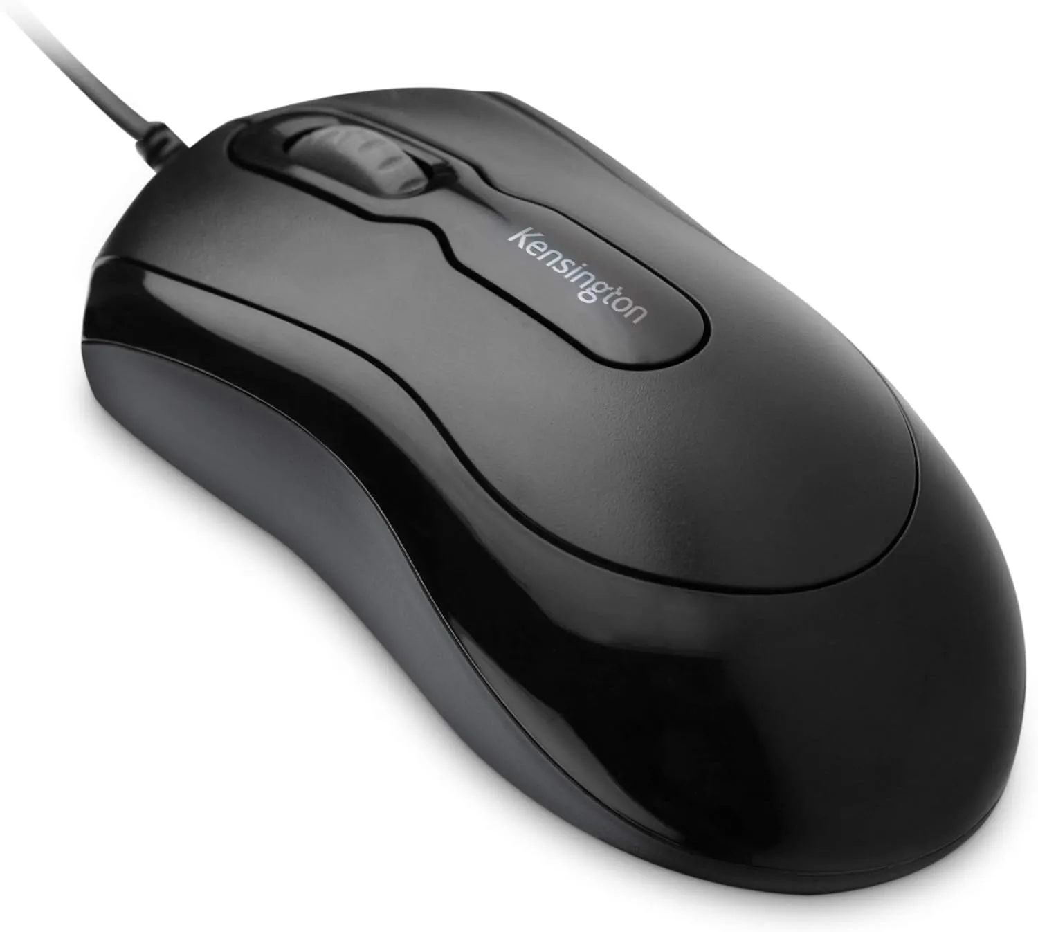 Kensington Wired USB 3.0 Optical Mouse – Ambidextrous, Scroll Wheel, Black