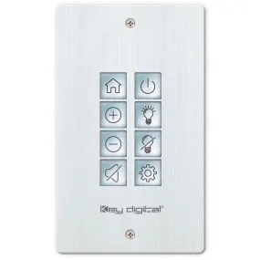 Key Digital KD-WP8-3 Programmable IP Control Wall Plate