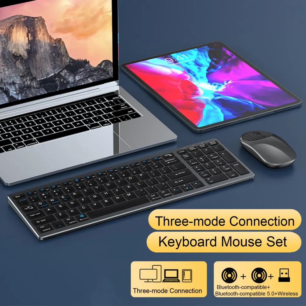 Keyboard Mouse Convenient Widely Compatible Keyboard Mouse Multifunctional-Key Computer Mouse Computer Accessories