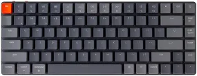 Keychron K3 Ultra-Slim 75% Layout Wireless Bluetooth/Wired USB Mechanical Keyboard, Hot Swappable Low-Profile Keychron RGB LED Backlit 84 Keys Keyboard for Mac Windows (Optical Blue Switch) (K3E2)