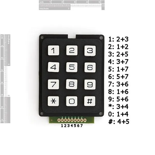 Keypad - 12 Button