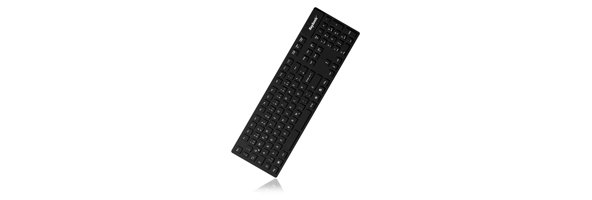 Keysonic KSK-8030 Waterproof Full Size Keyboard