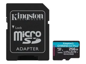 Kingston Flash-Card Inkl. Sd-Adapter - Microsdxc Uhs-I - 256 Gb