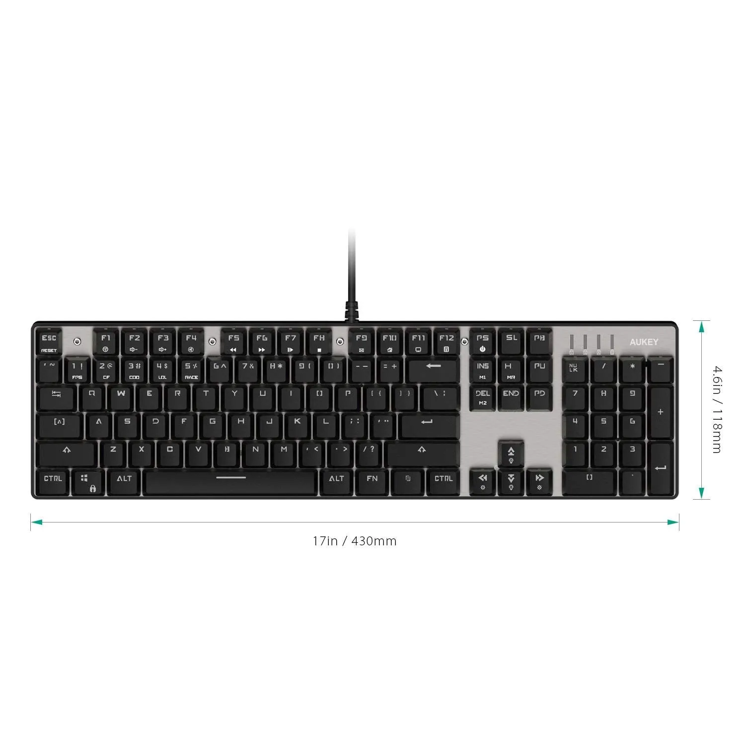 KM-G3 104 Key RGB Backlit Mechanical Keyboard