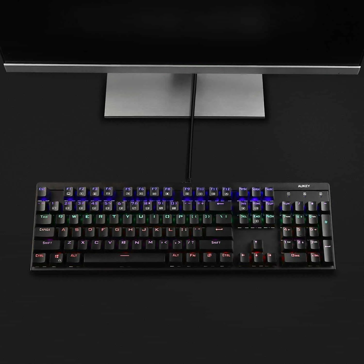 KM-G6 104 Key LED-Backlit Mechanical Keyboard