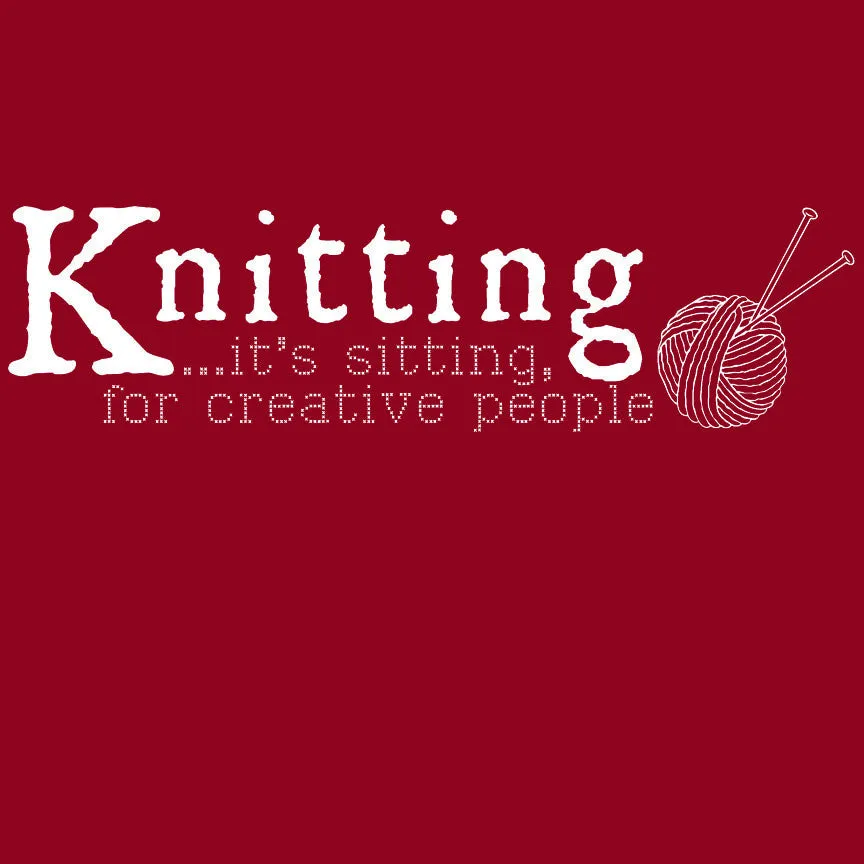 Knitting is Sitting Shirt by Dave Kellett