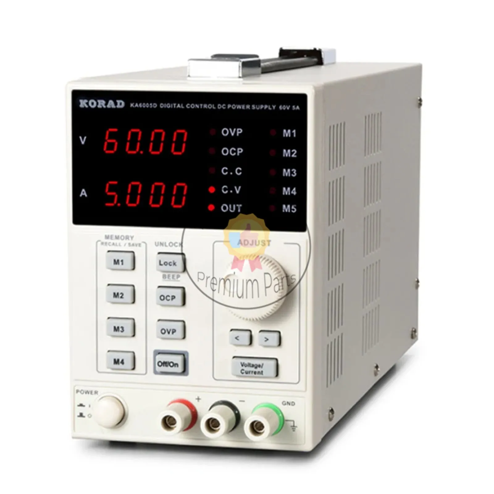 Korad KA6005D -Precision Variable Adjustable 60V 5A DC Linear Power Supply Digital Regulated