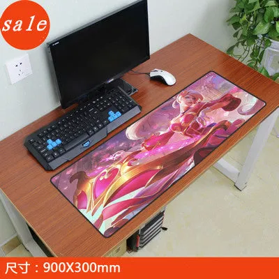 Large locking edge League of Legends Gaming Mouse Pad