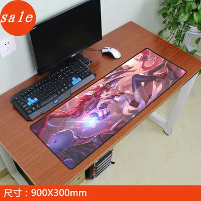 Large locking edge League of Legends Gaming Mouse Pad