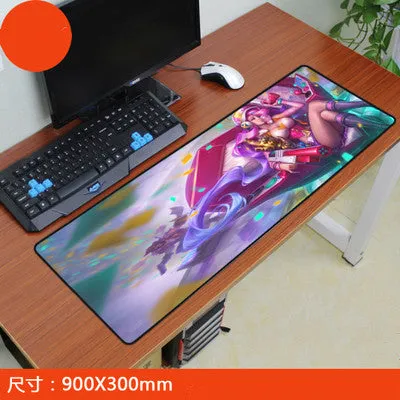 Large locking edge League of Legends Gaming Mouse Pad