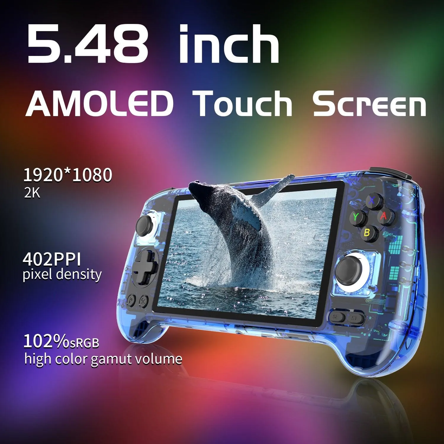 Large Screen Hall Rocker Handle Handheld Gaming