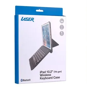 Laser 10.2-inch Wireless Keyboard for iPad - Pink / Black / Green