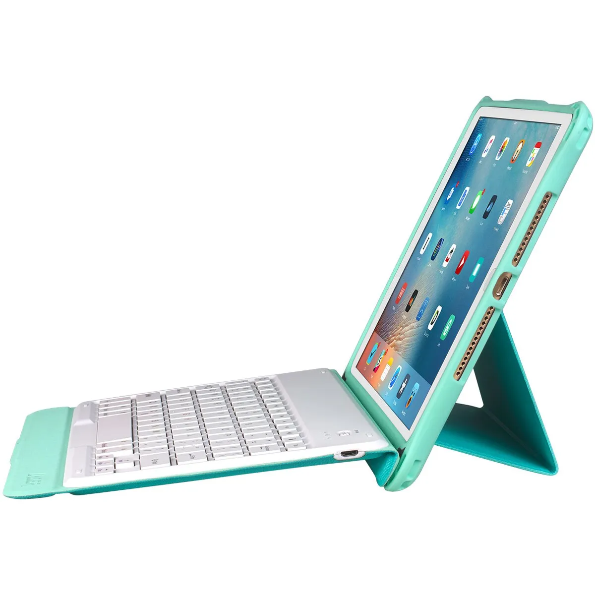 Laser 10.2-inch Wireless Keyboard for iPad - Pink / Black / Green