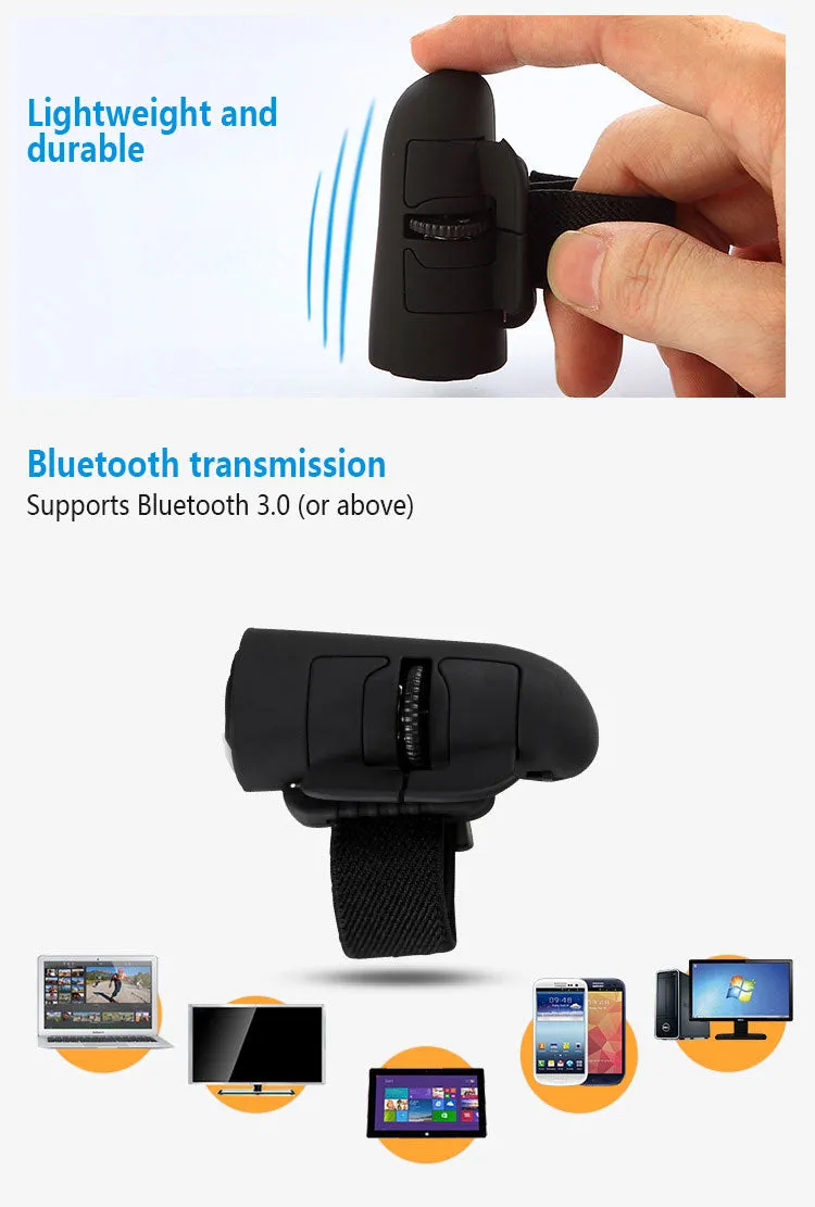 Lazy Mini USB Bluetooth Finger Mouse