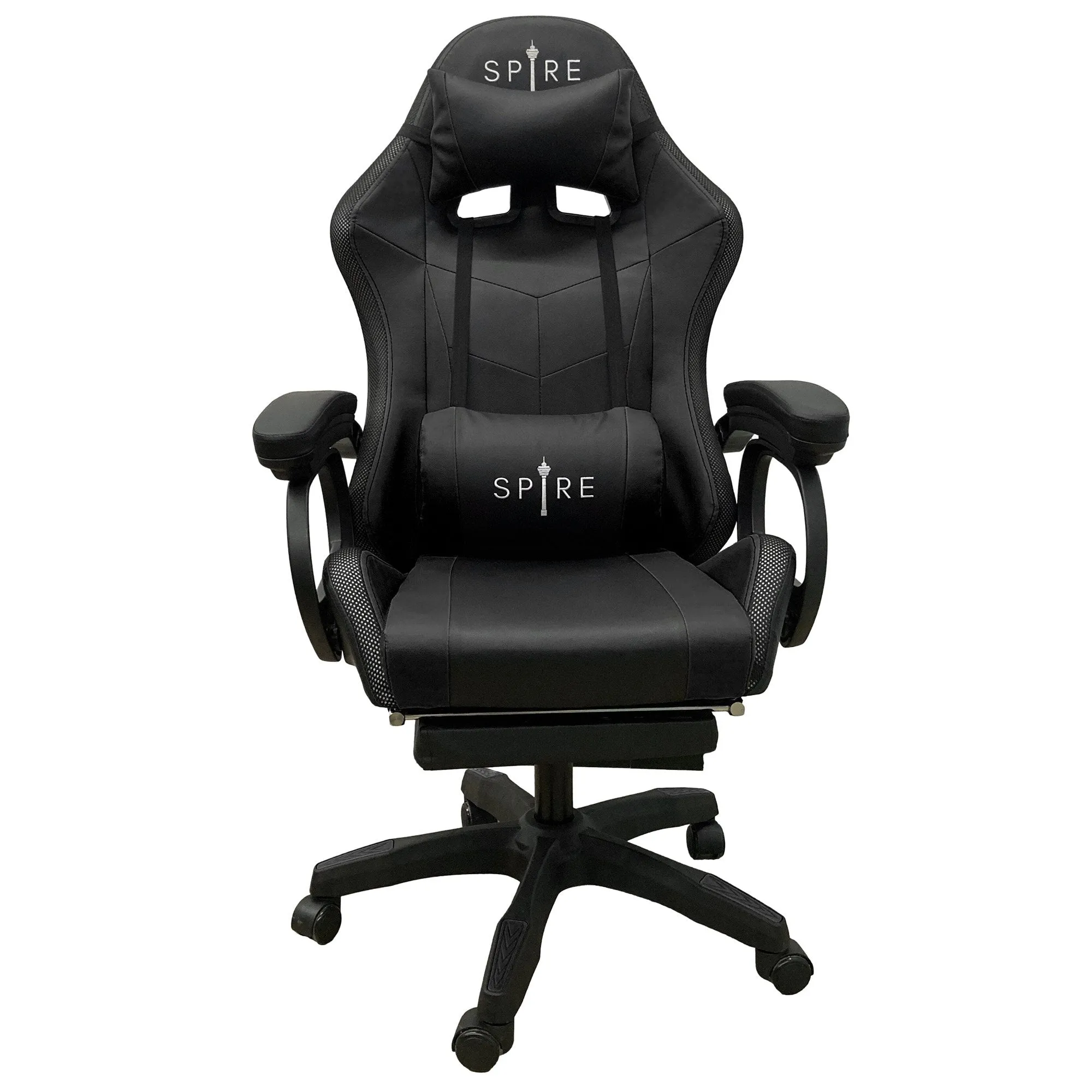 LED Massage Gaming Chair w/ Bluetooth & RGB Lights - Spire