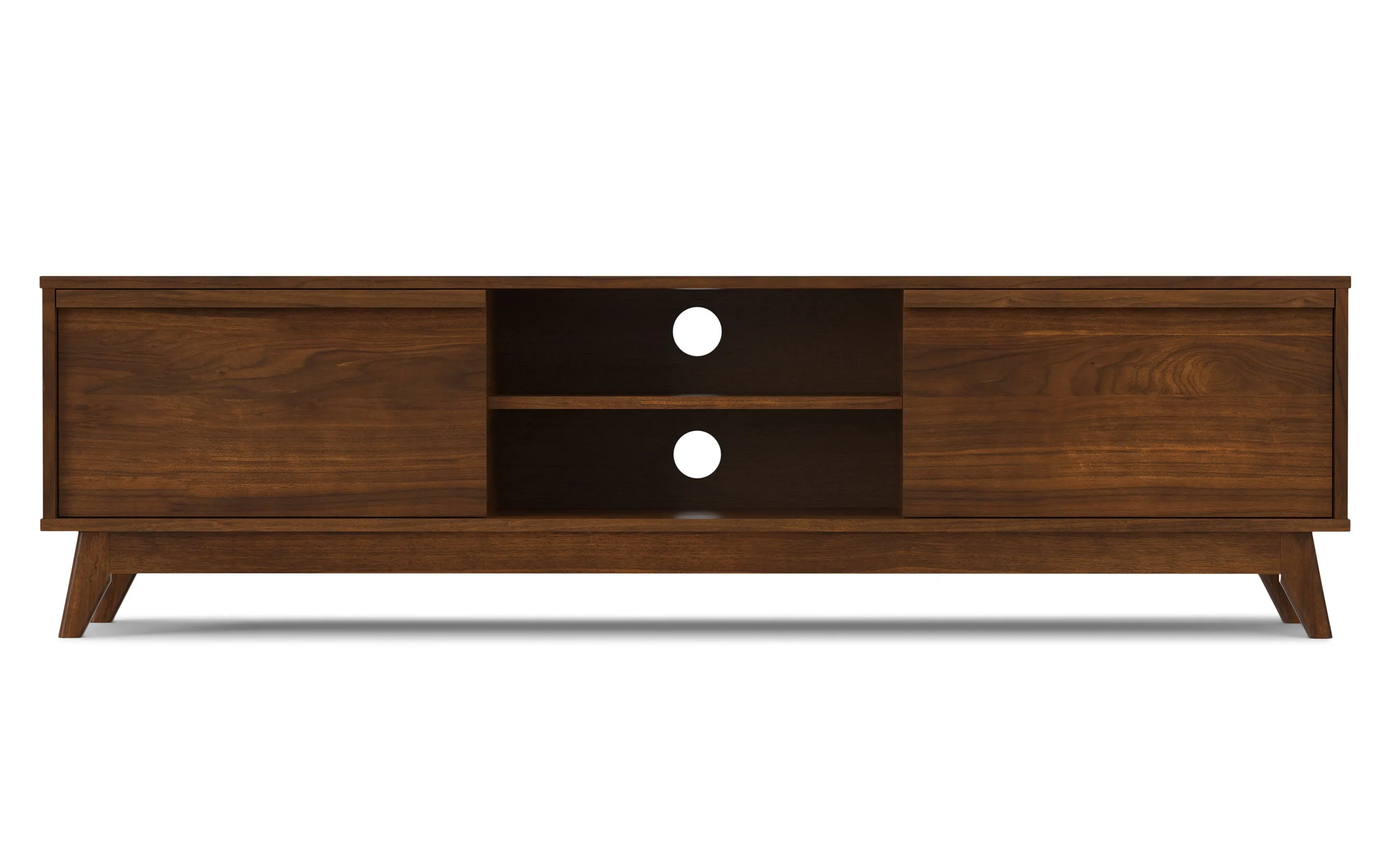 Lennon 72 inch Low TV Stand in Walnut