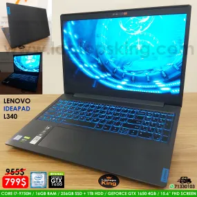 Lenovo IdeaPad L340 81LK i7- 9750H Gtx 1650 Gaming Laptop (New Open Box)