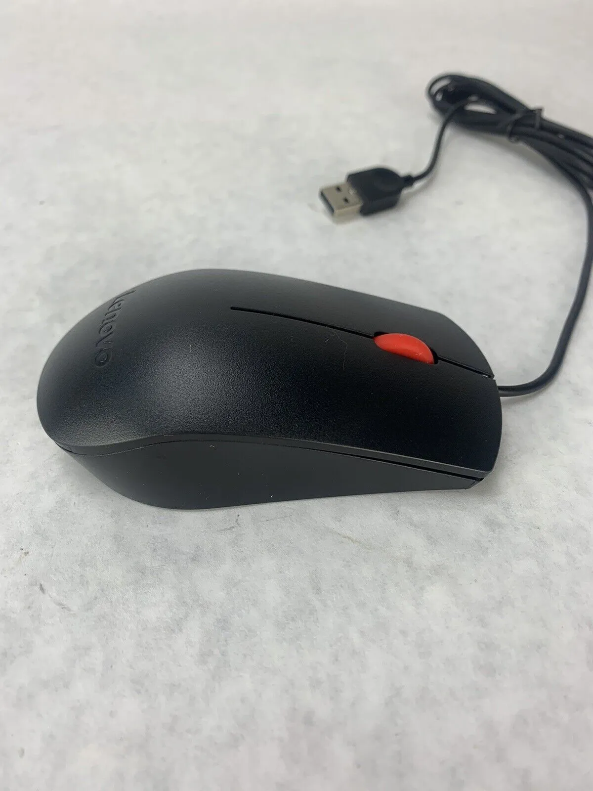 Lenovo MOJUUO Wired USB 3-Button Mouse Scroll Wheel Optical