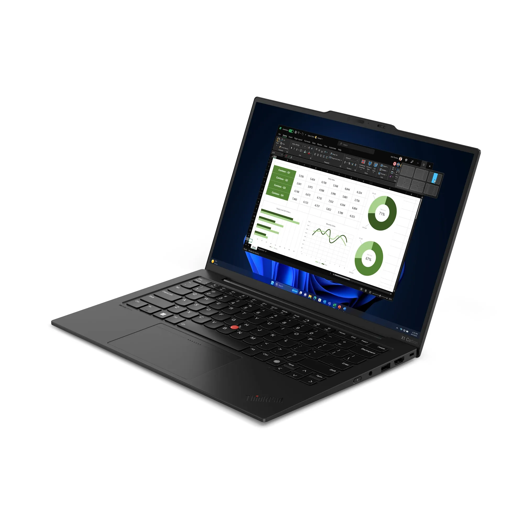 Lenovo ThinkPad X1 Carbon Gen 12 14" WUXGA Notebook, Intel U7-155U, 1.70GHz, 32GB RAM, 512GB SSD, Win11P - 21KC00A7US