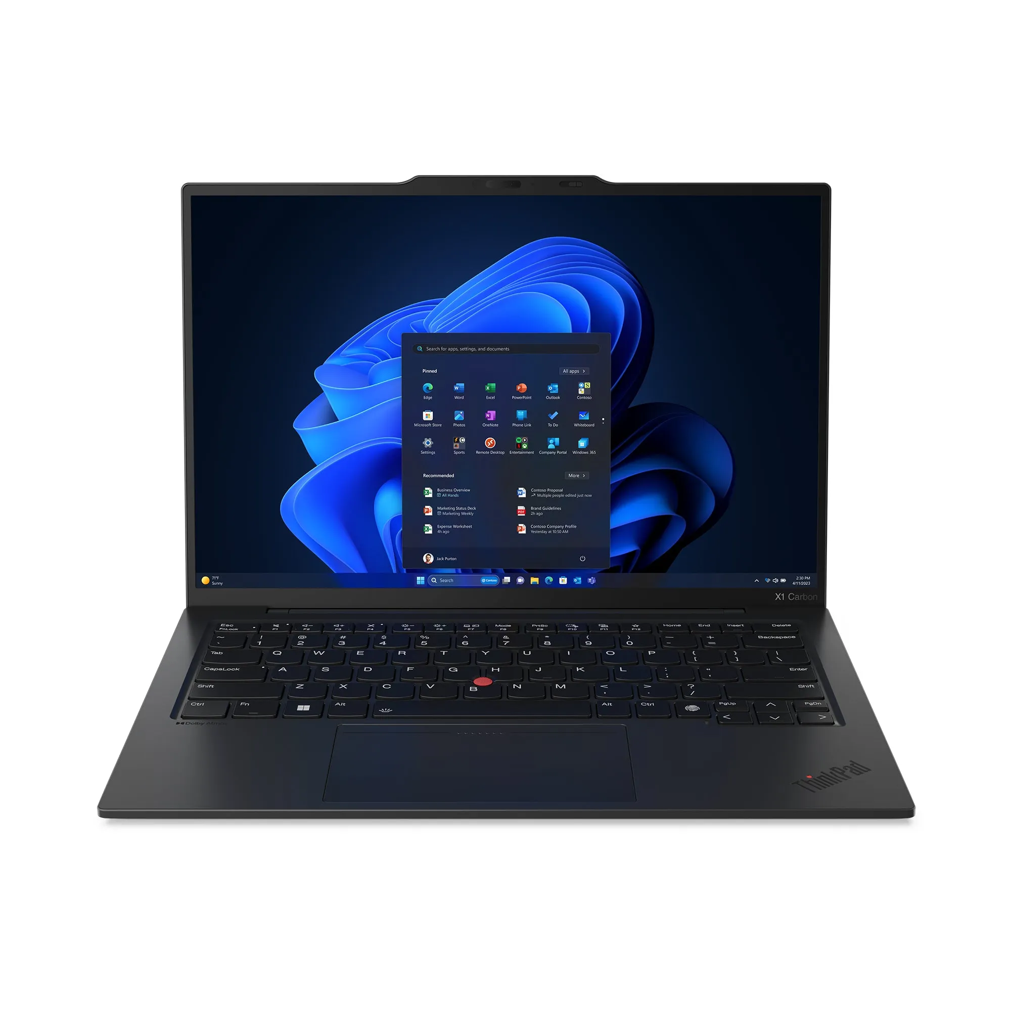 Lenovo ThinkPad X1 Carbon Gen 12 14" WUXGA Notebook, Intel U7-155U, 1.70GHz, 32GB RAM, 512GB SSD, Win11P - 21KC00A7US