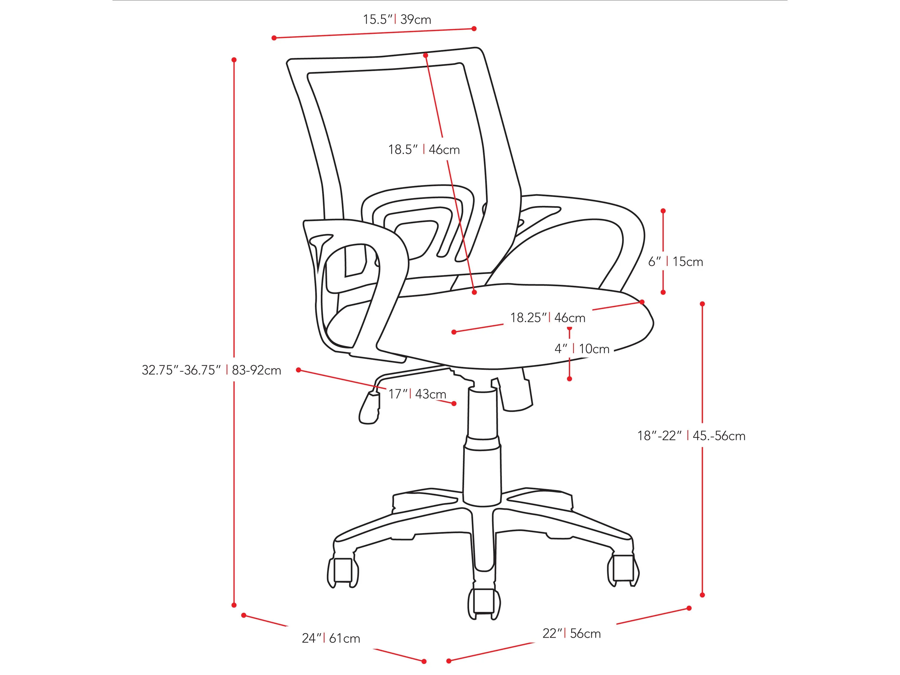 Lime Green Mesh Back Office Chair