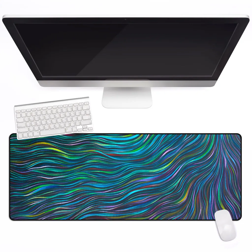 LITTLE BLACK PSYCHEDELIC MOUSE MAT | ARTFOOL