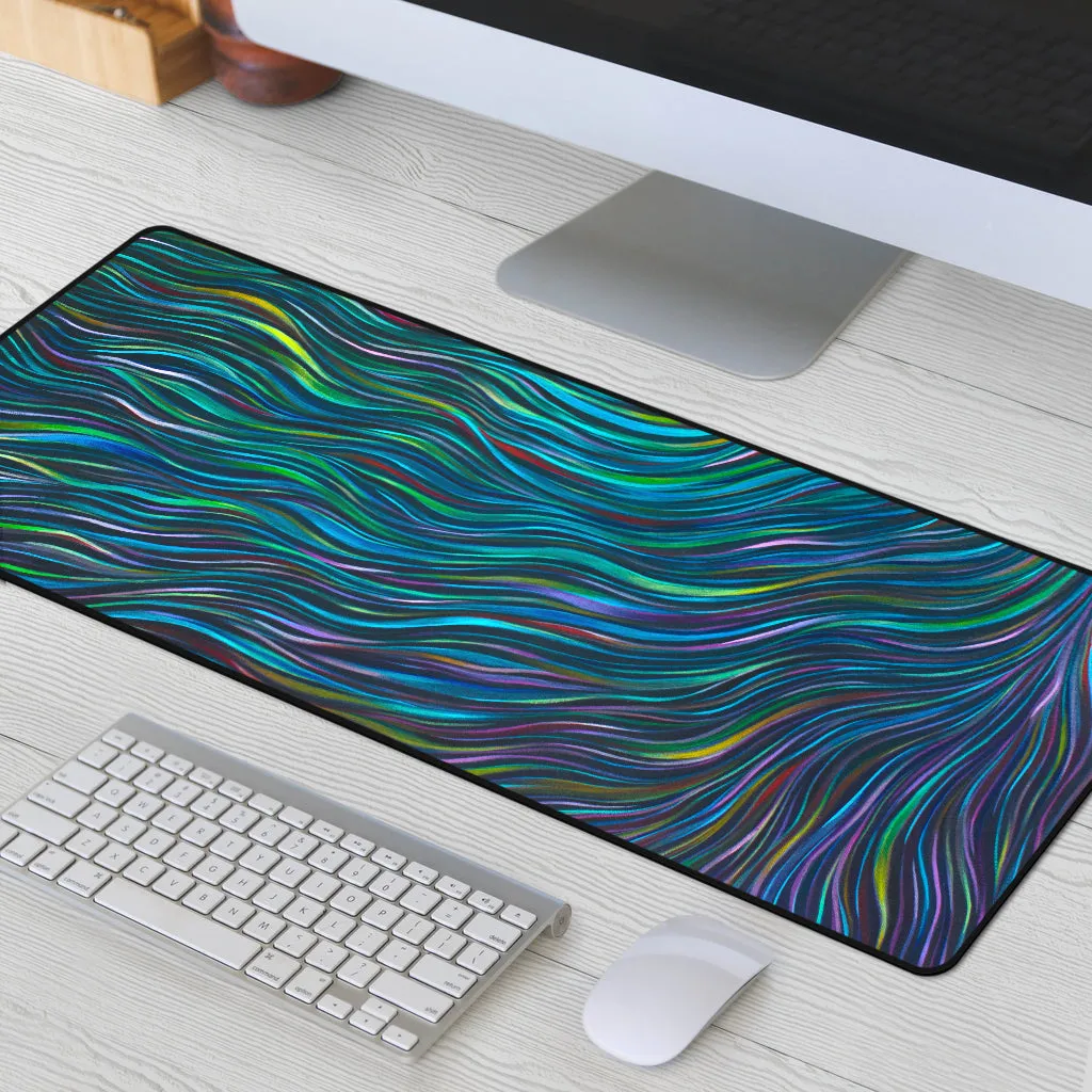 LITTLE BLACK PSYCHEDELIC MOUSE MAT | ARTFOOL