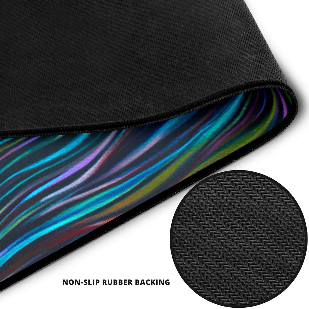 LITTLE BLACK PSYCHEDELIC MOUSE MAT | ARTFOOL