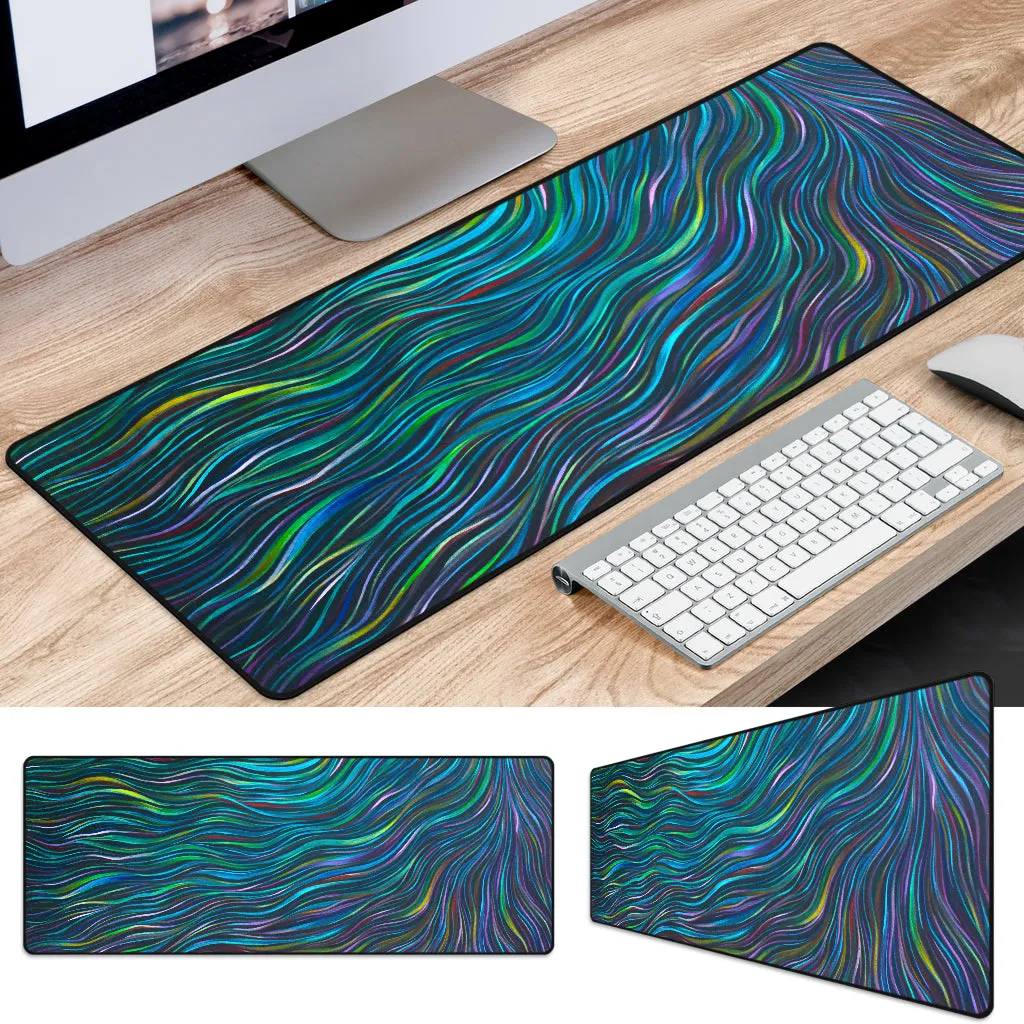 LITTLE BLACK PSYCHEDELIC MOUSE MAT | ARTFOOL