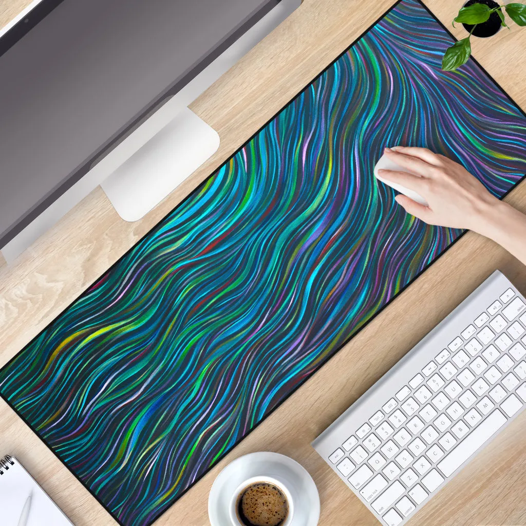 LITTLE BLACK PSYCHEDELIC MOUSE MAT | ARTFOOL