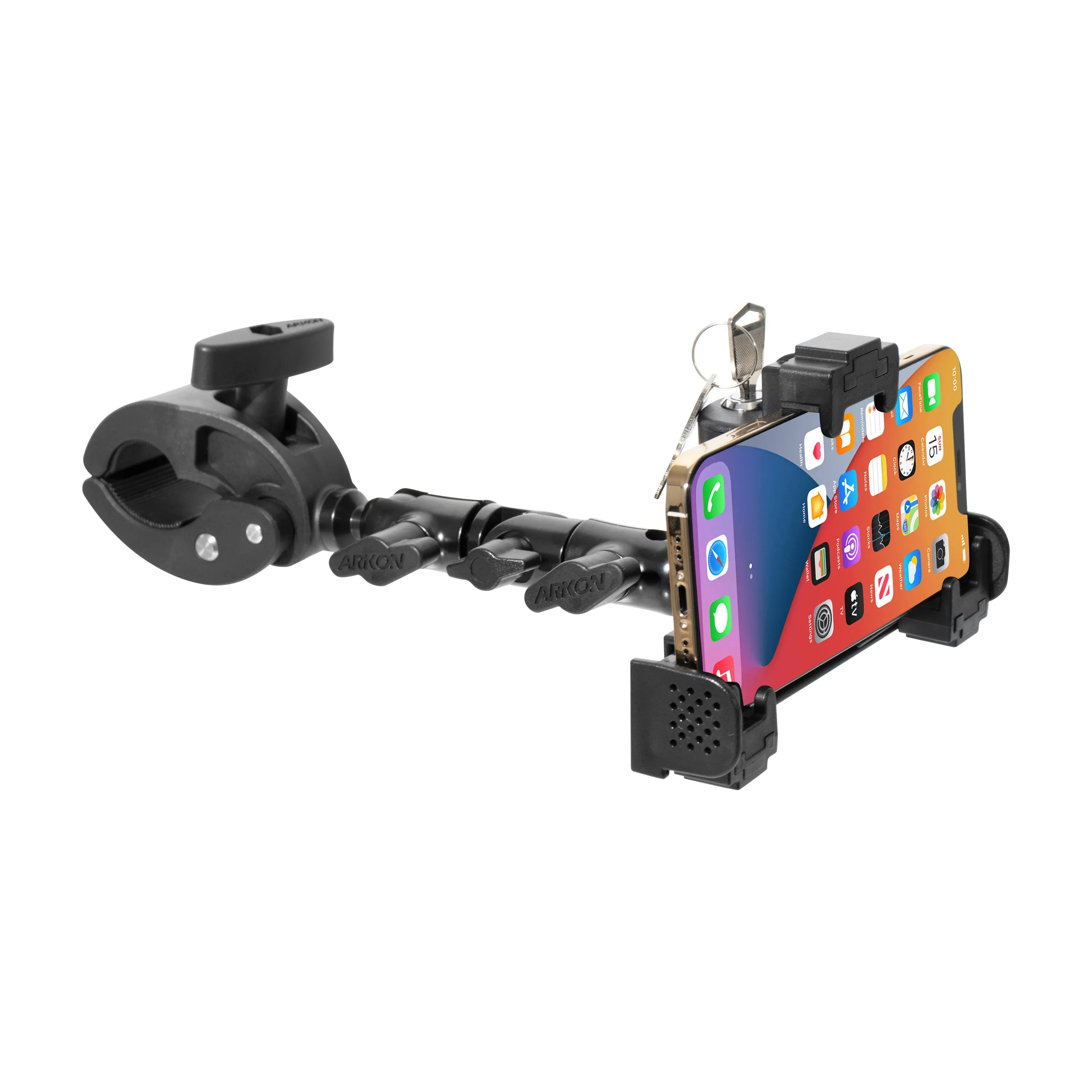 LockVise™ Universal Locking Phone Holder with Multi-Angle and Clamp Mount