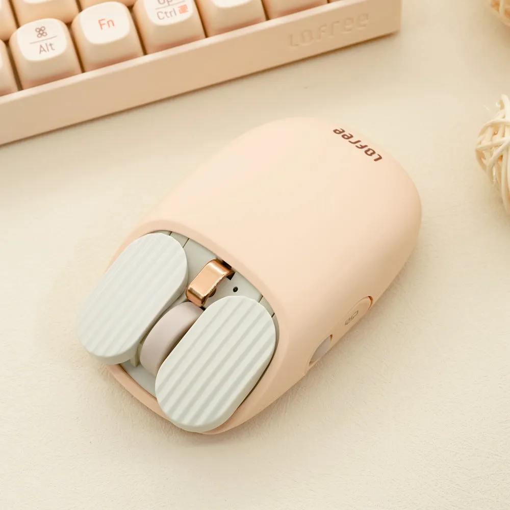 Lofree Milk Tea Bluetooth Number Pad Mouse Combo