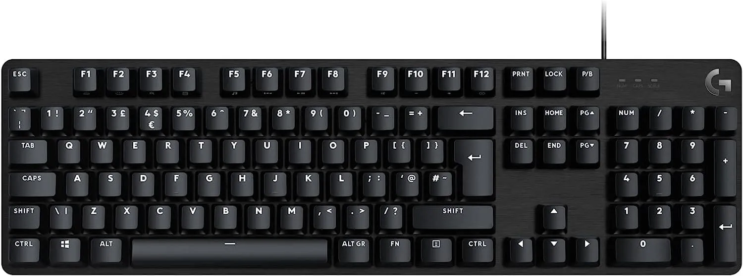 Logitech G413 SE Full-Size Mechanical Gaming Keyboard QWERTY UK English Layout - Black