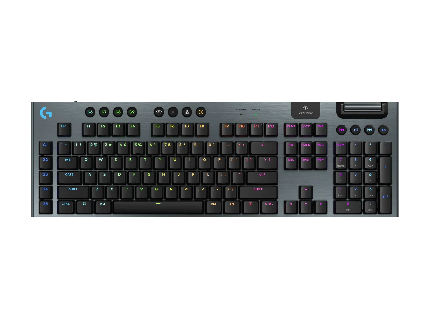 Logitech G915 X / G915 X TKL LIGHTSPEED Wireless Low-Profile Gaming Keyboard with GL Switches, LIGHTSYNC RGB