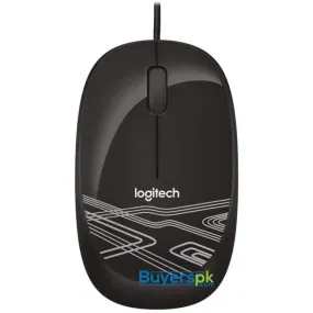 Logitech M105 Corded Wired Usb Mouse Black