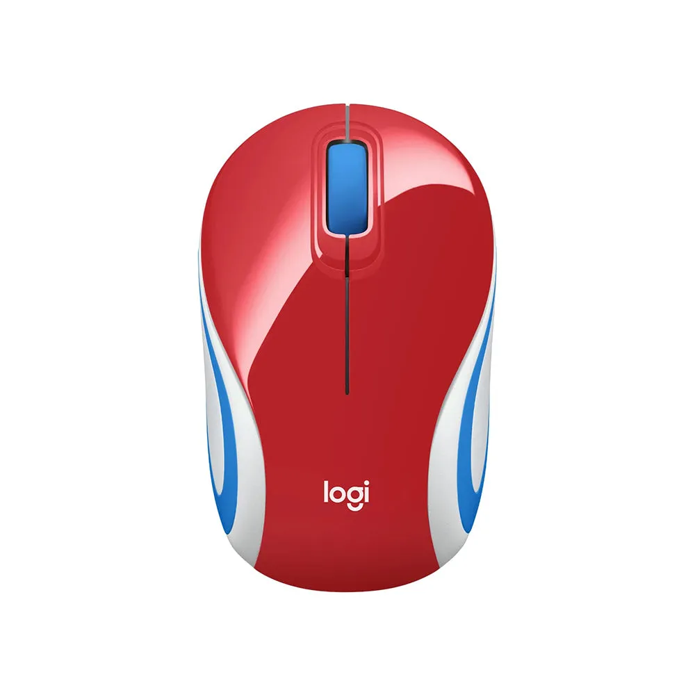 Logitech M187 Ultra Wireless Portable Mini Mouse with 1000 DPI, Nano Receiver, and Optical Sensor for Chrome OS, Mac OS, Windows 8, and 10 Series