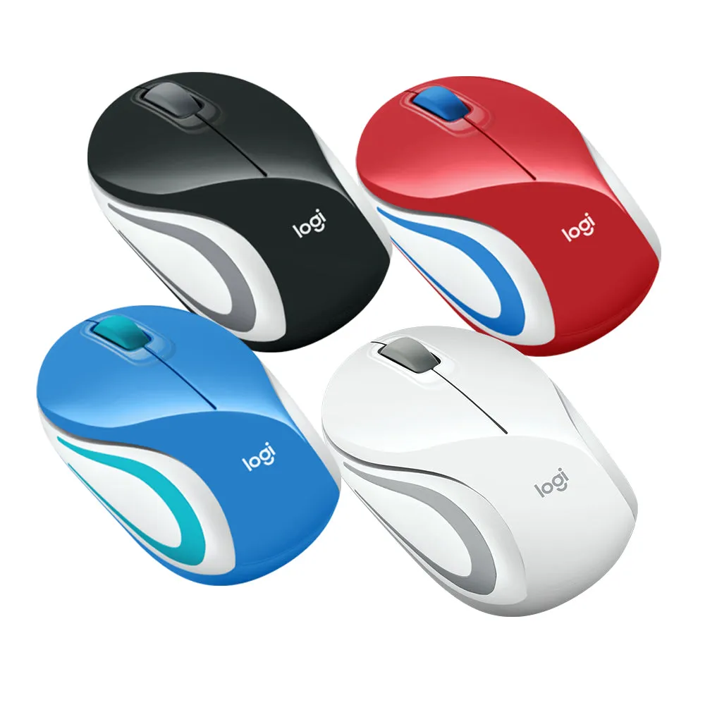 Logitech M187 Ultra Wireless Portable Mini Mouse with 1000 DPI, Nano Receiver, and Optical Sensor for Chrome OS, Mac OS, Windows 8, and 10 Series