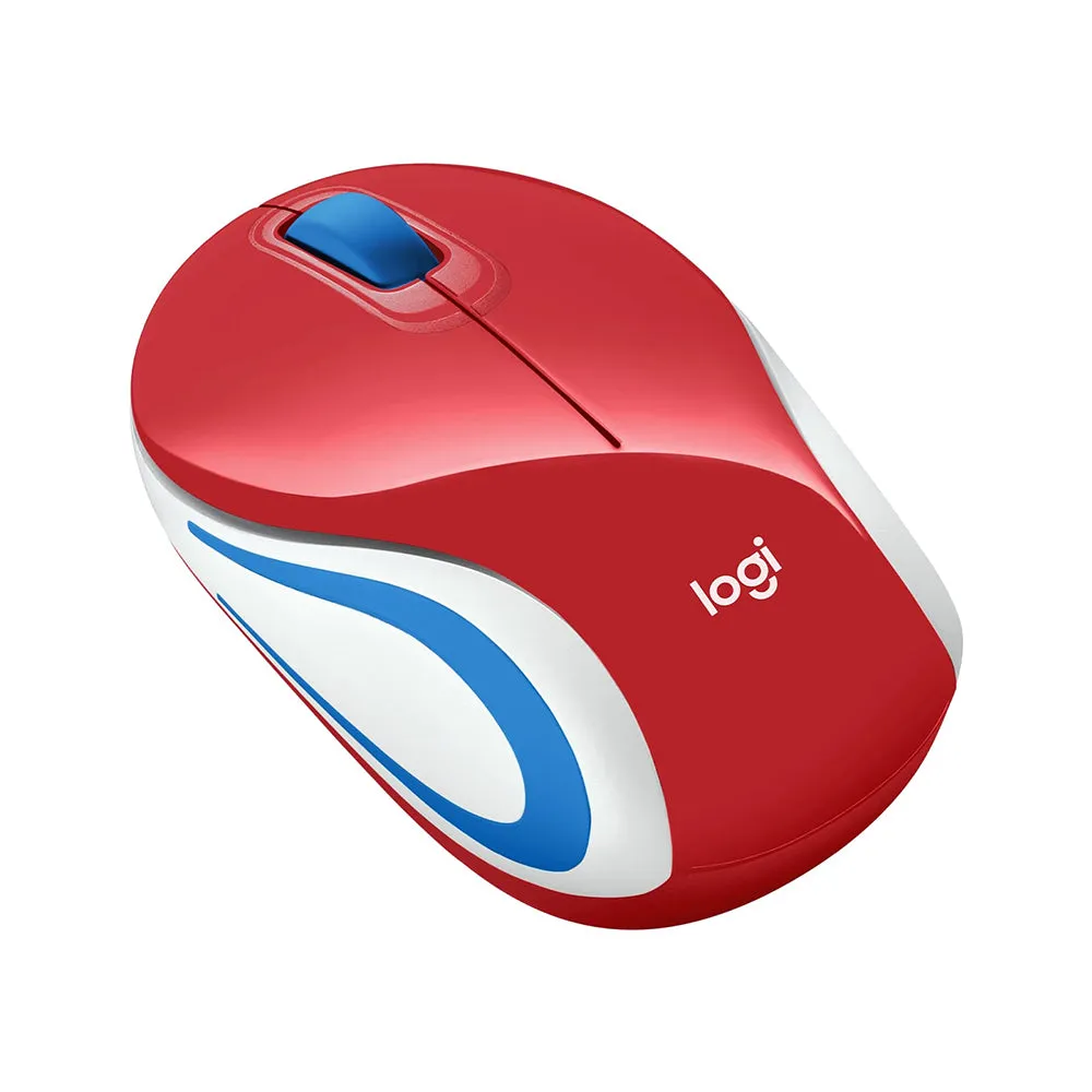 Logitech M187 Ultra Wireless Portable Mini Mouse with 1000 DPI, Nano Receiver, and Optical Sensor for Chrome OS, Mac OS, Windows 8, and 10 Series