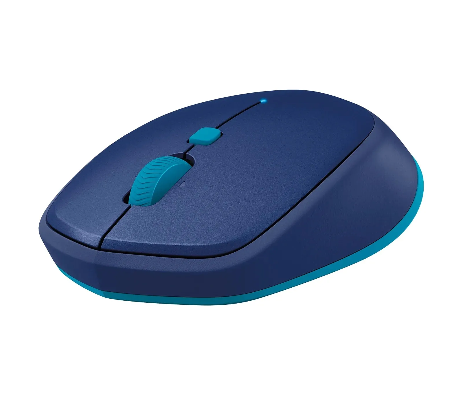 Logitech M337 Portable Bluetooth Mouse with 1000 DPI and Laser Grade Optical Sensor (Black, Blue, Red)