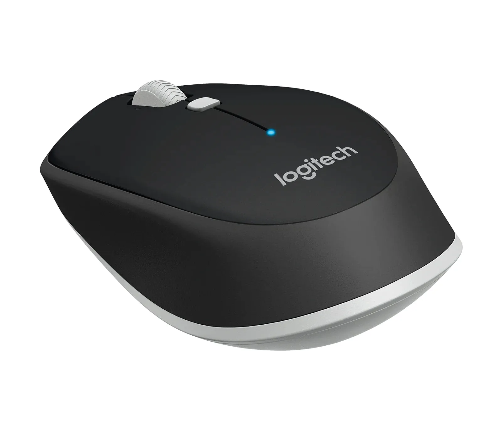 Logitech M337 Portable Bluetooth Mouse with 1000 DPI and Laser Grade Optical Sensor (Black, Blue, Red)