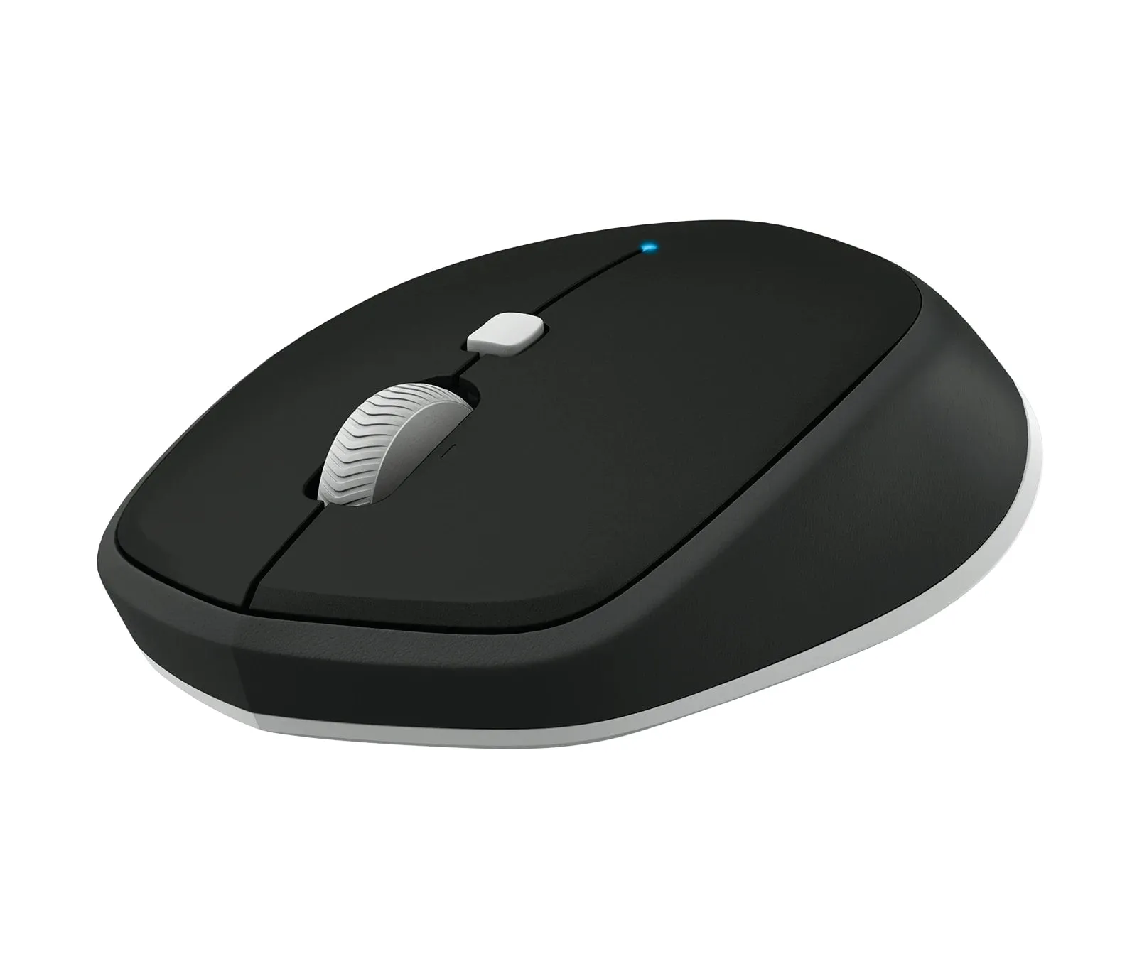 Logitech M337 Portable Bluetooth Mouse with 1000 DPI and Laser Grade Optical Sensor (Black, Blue, Red)