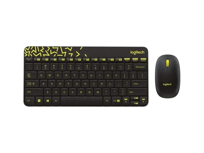 Logitech MK240 Wireless Keyboard and Mouse Combo Cheerful and compact wireless combo