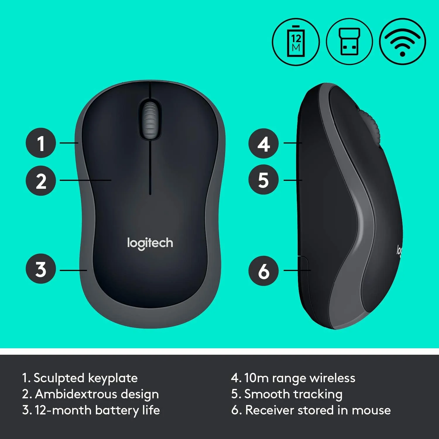 Logitech MK270r Wireless Keyboard and Mouse 無線鍵盤滑鼠組合 (中文版) 920-006312 原裝行貨