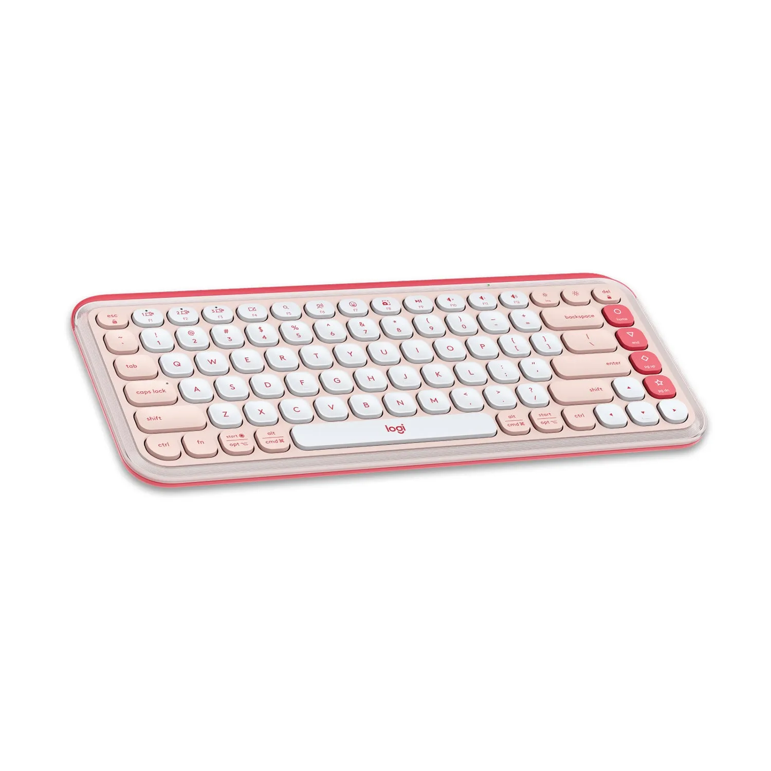 Logitech POP Icon Keys Compact Wireless Bluetooth Keyboard with Bold Design and Customizable Action Keys