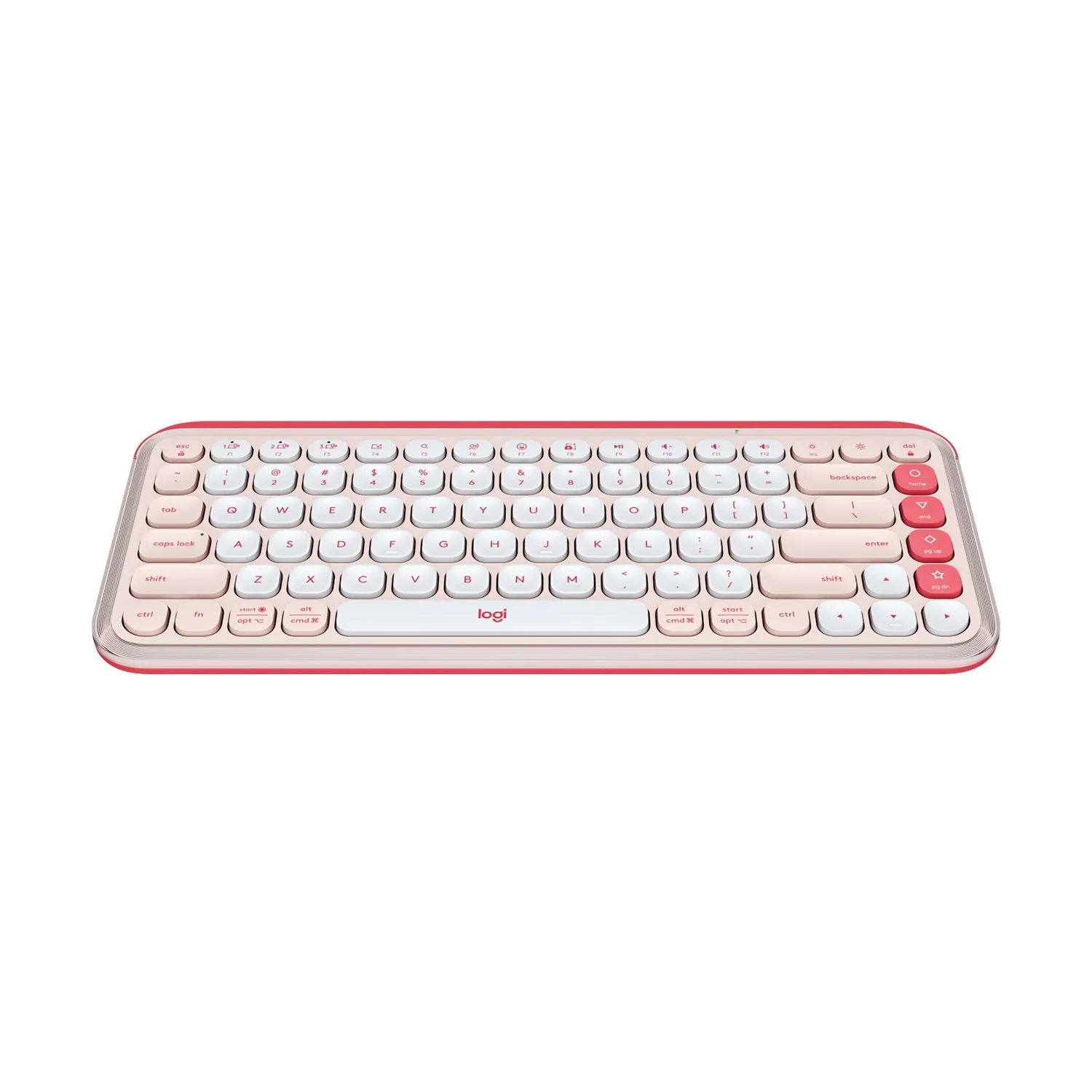 Logitech POP Icon Keys Compact Wireless Bluetooth Keyboard with Bold Design and Customizable Action Keys